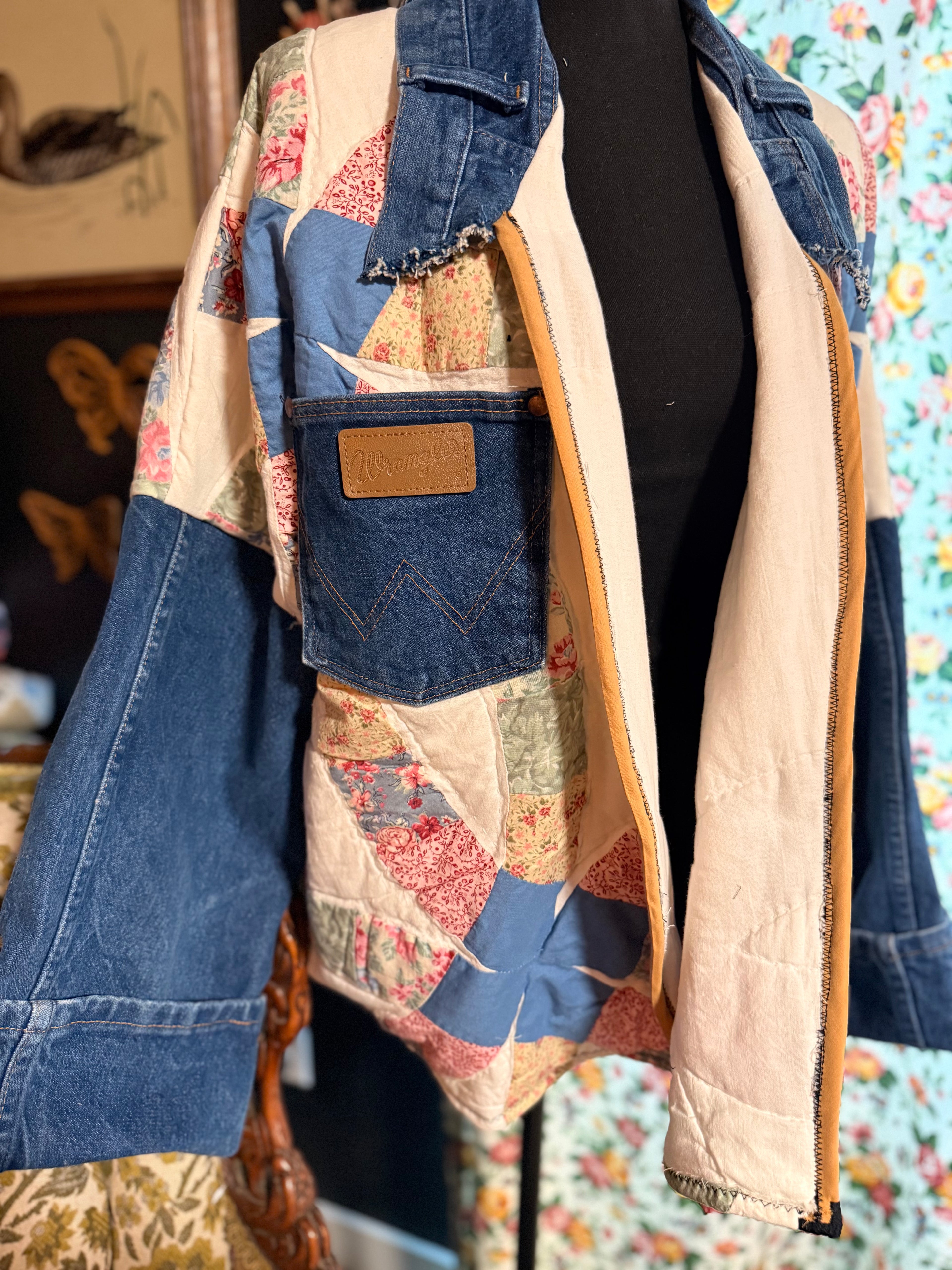 Vintage Quilt Wrangler Jacket