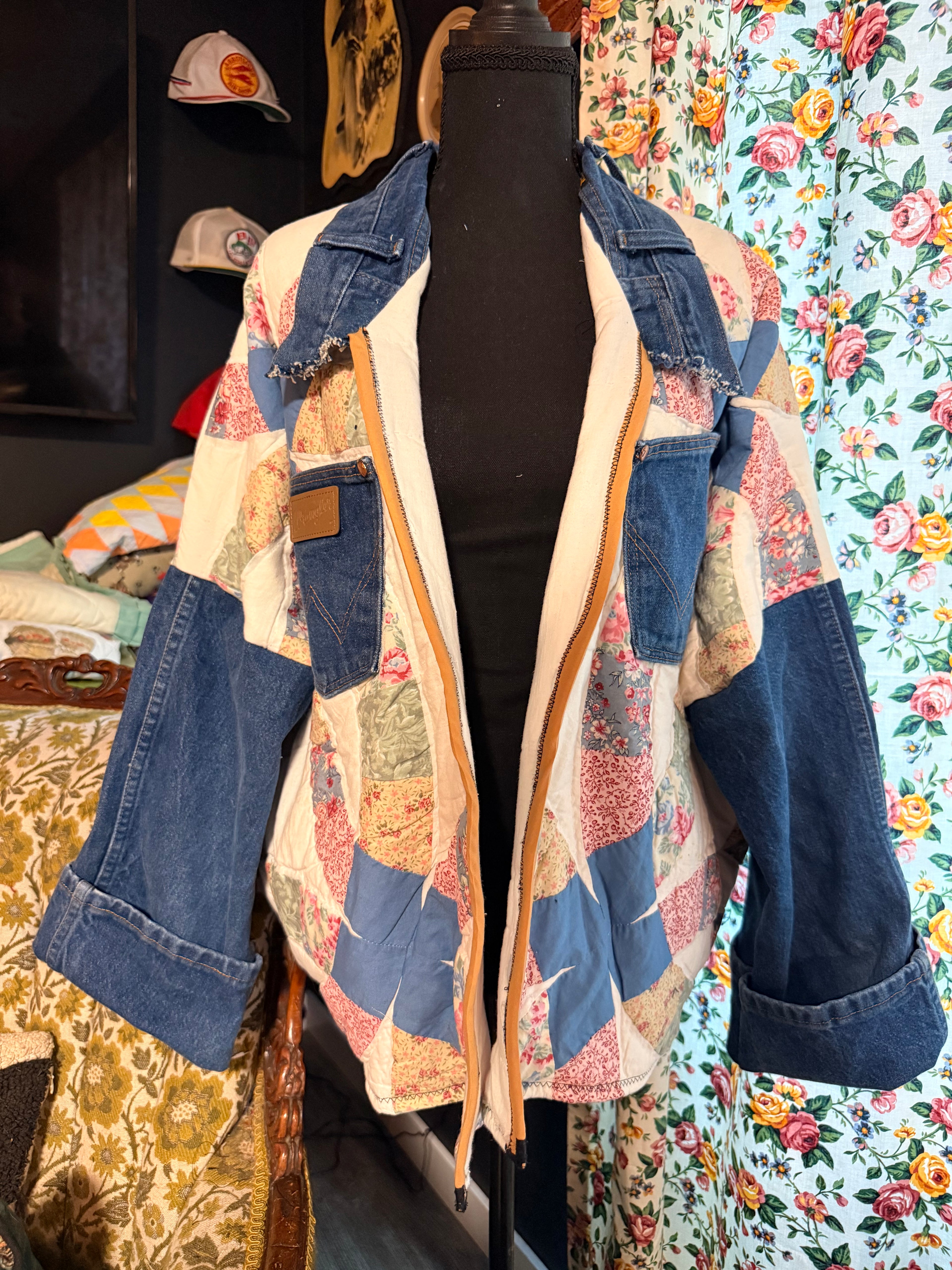 Vintage Quilt Wrangler Jacket