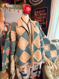 Tattered with turquoise