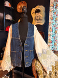 Vintage Quilt Bell Sleeve Jacket