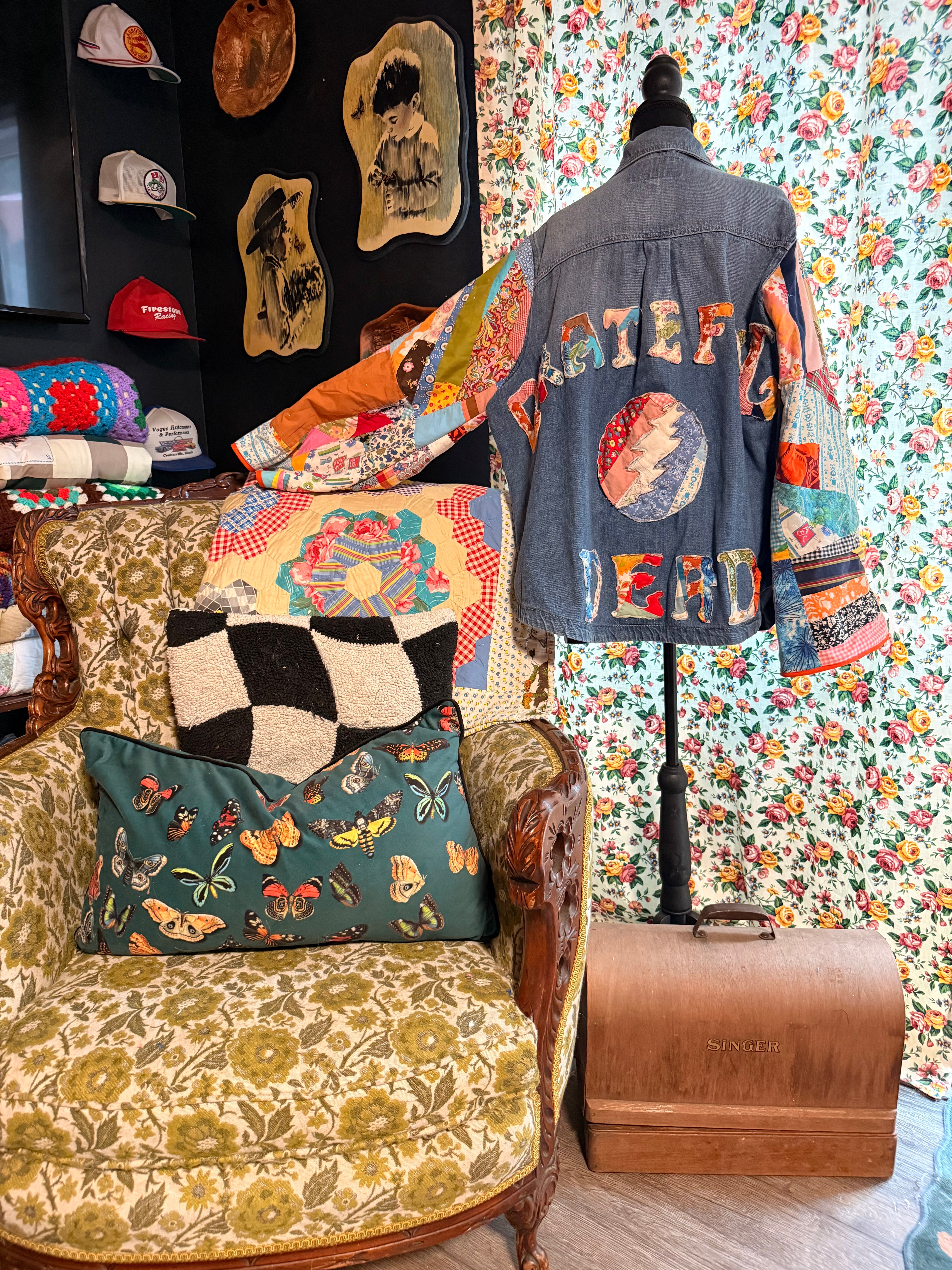Vintage Quilt Grateful Dead Jacket