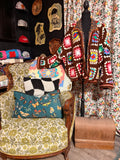 Vintage Afghan Jacket Granny Squares