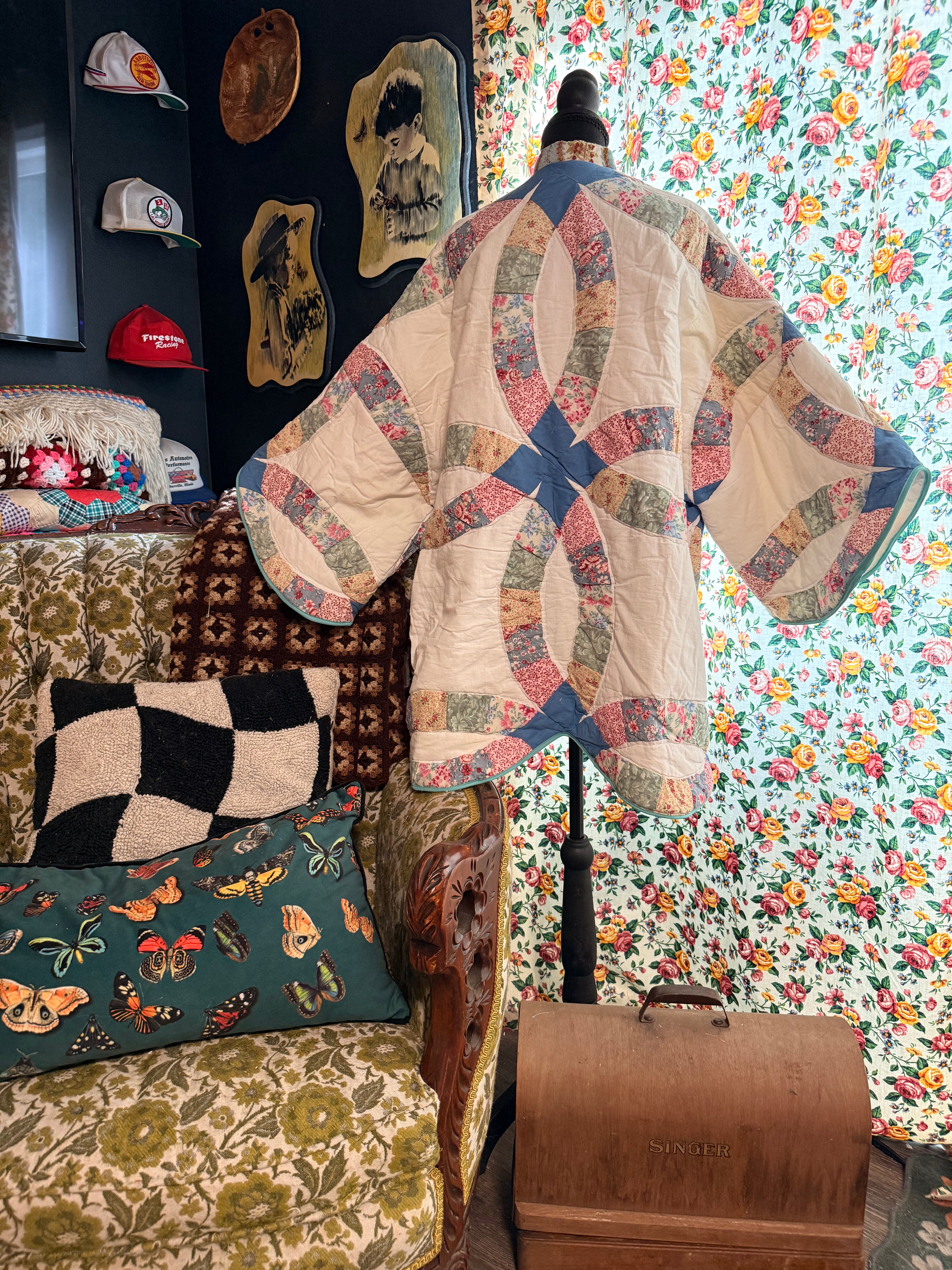Vintage Quilt Kimono