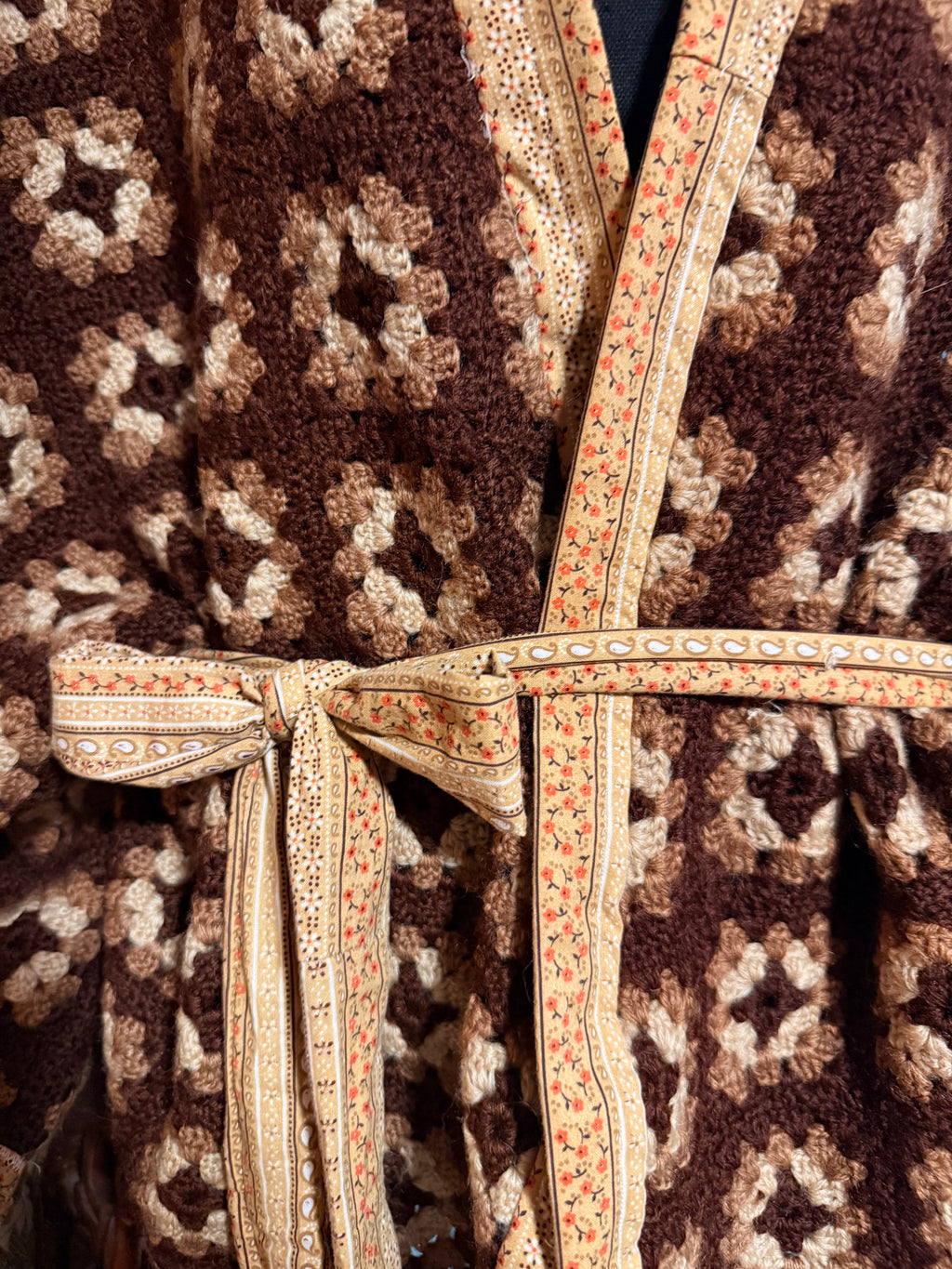 Vintage Afghan Kimono