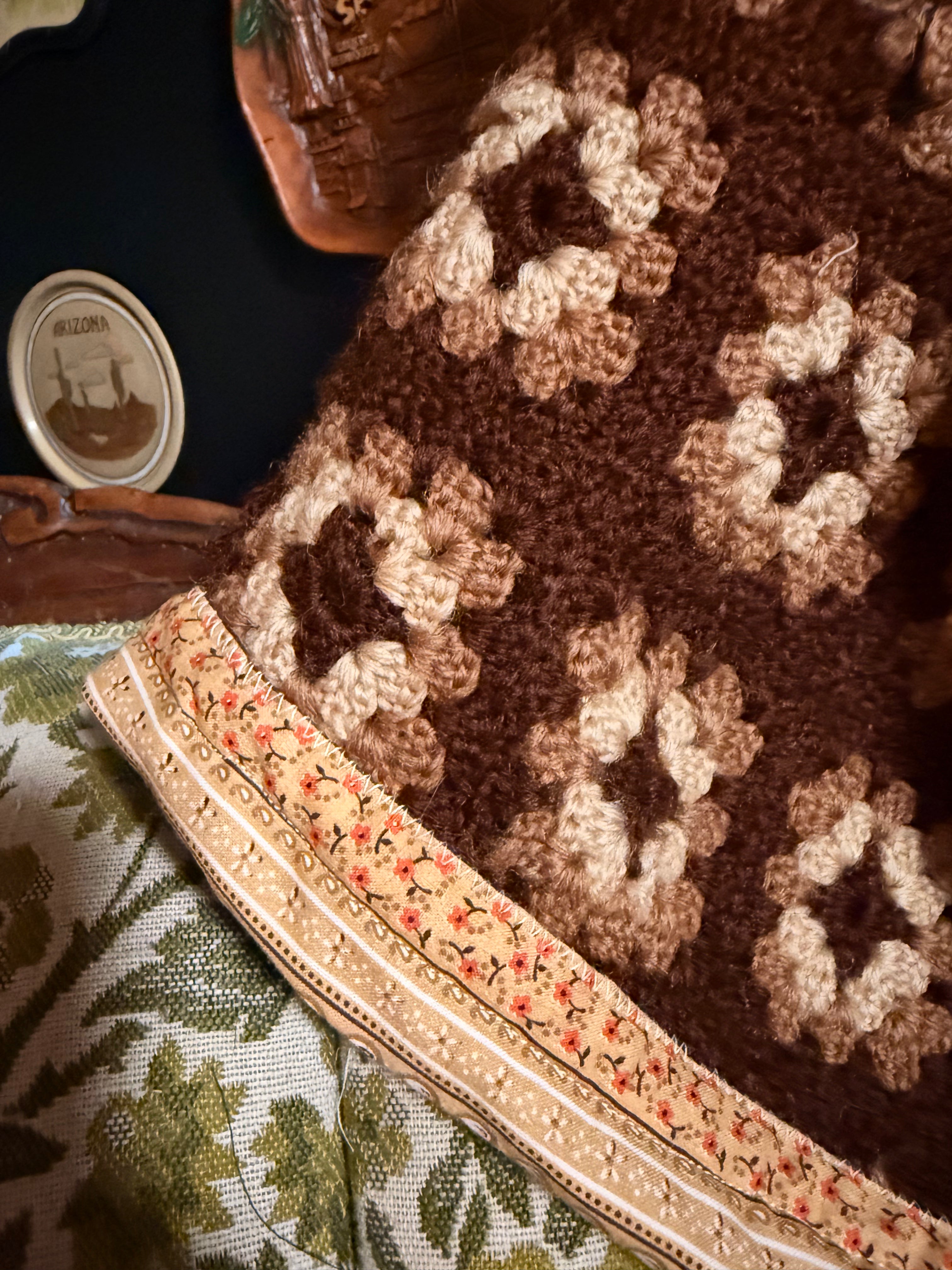 Vintage Afghan Kimono