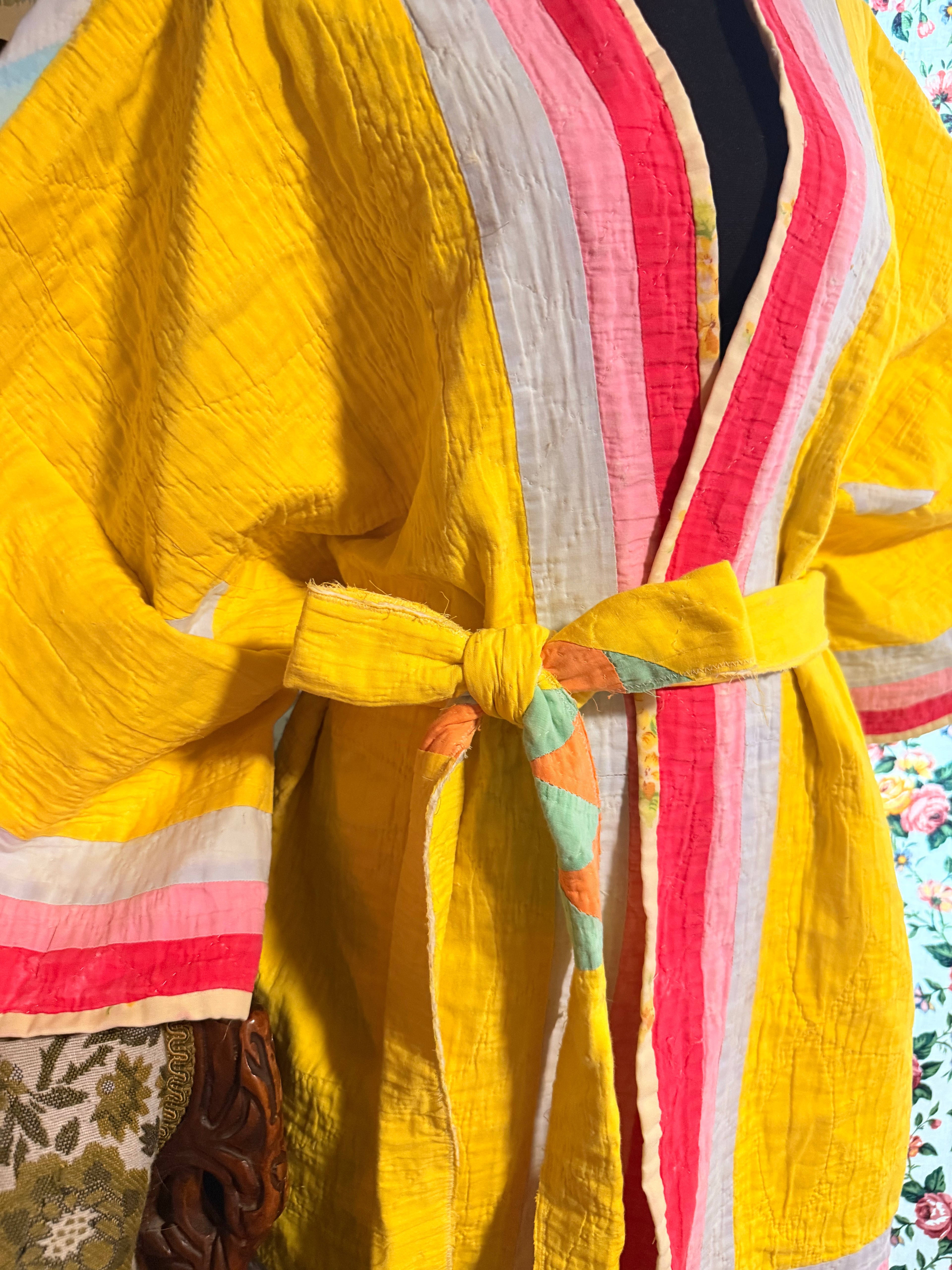 Vintage Quilt Kimono