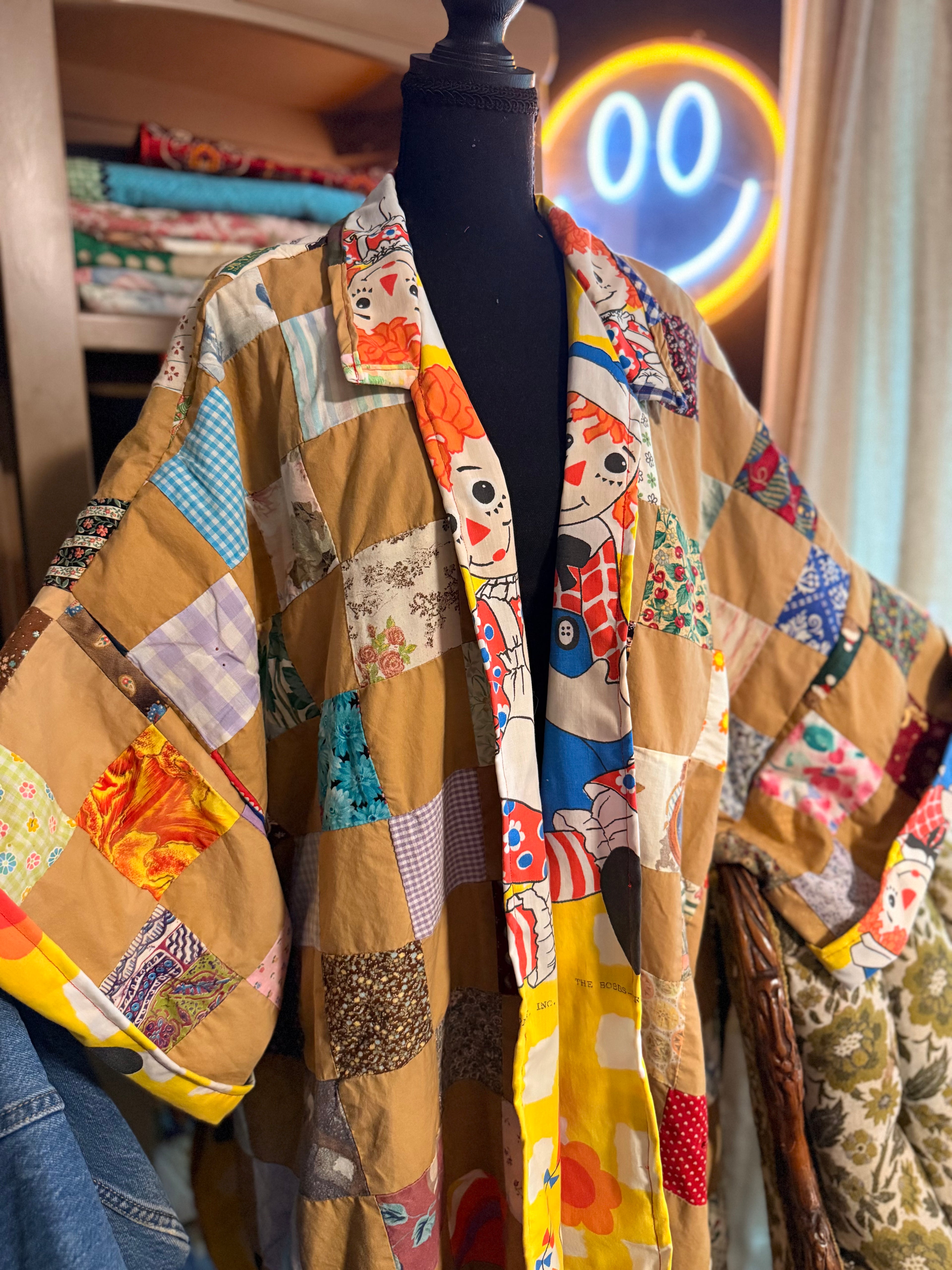 Vintage Quilt Kimono