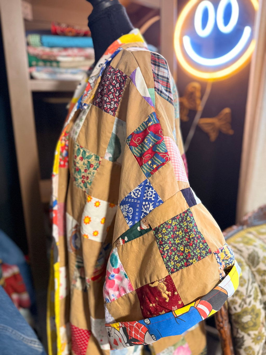 Vintage Quilt Kimono