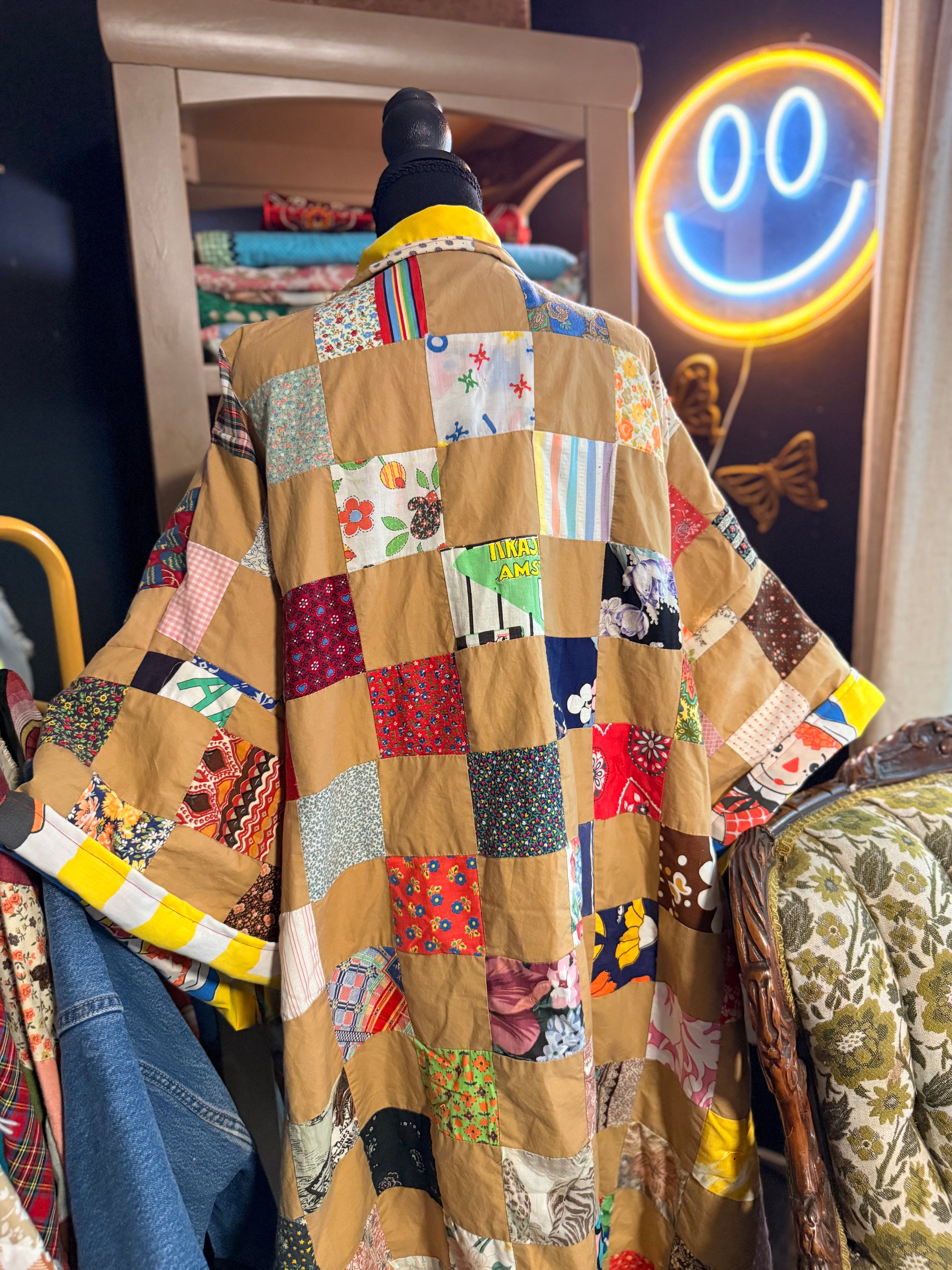 Vintage Quilt Kimono