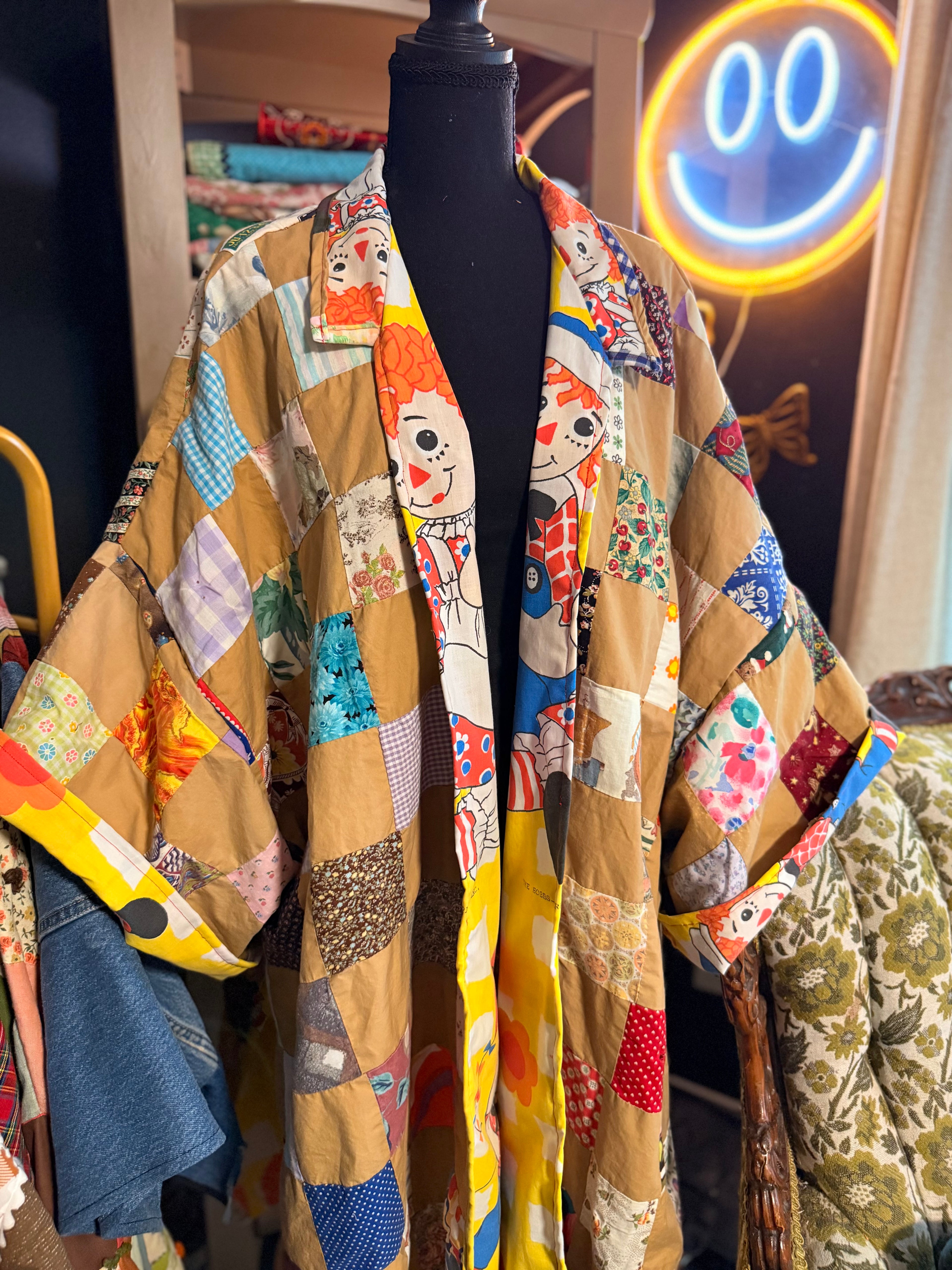 Vintage Quilt Kimono