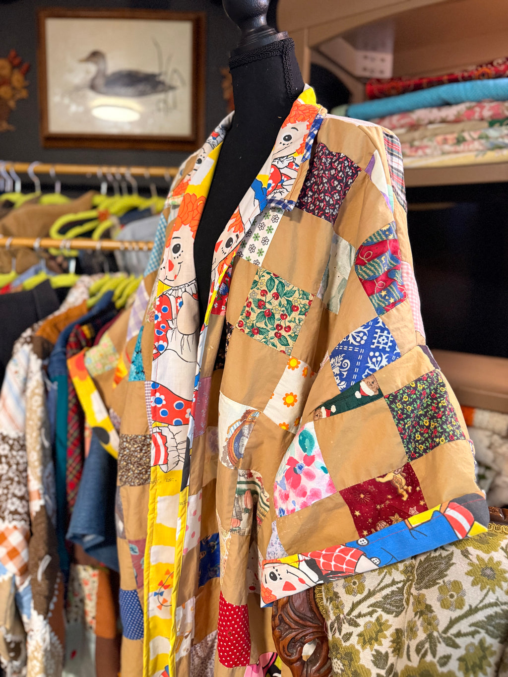 Vintage Quilt Kimono
