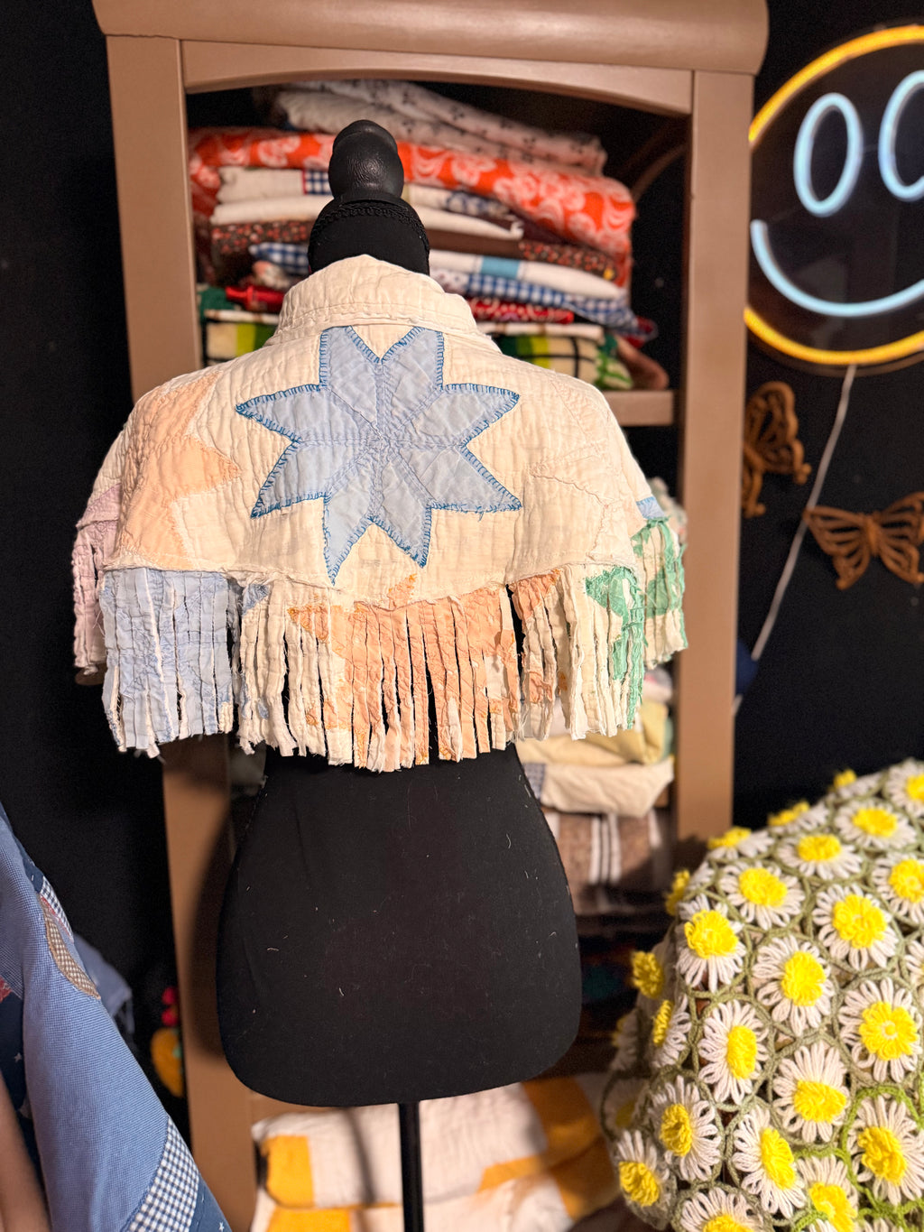 Vintage Quilt Capelet
