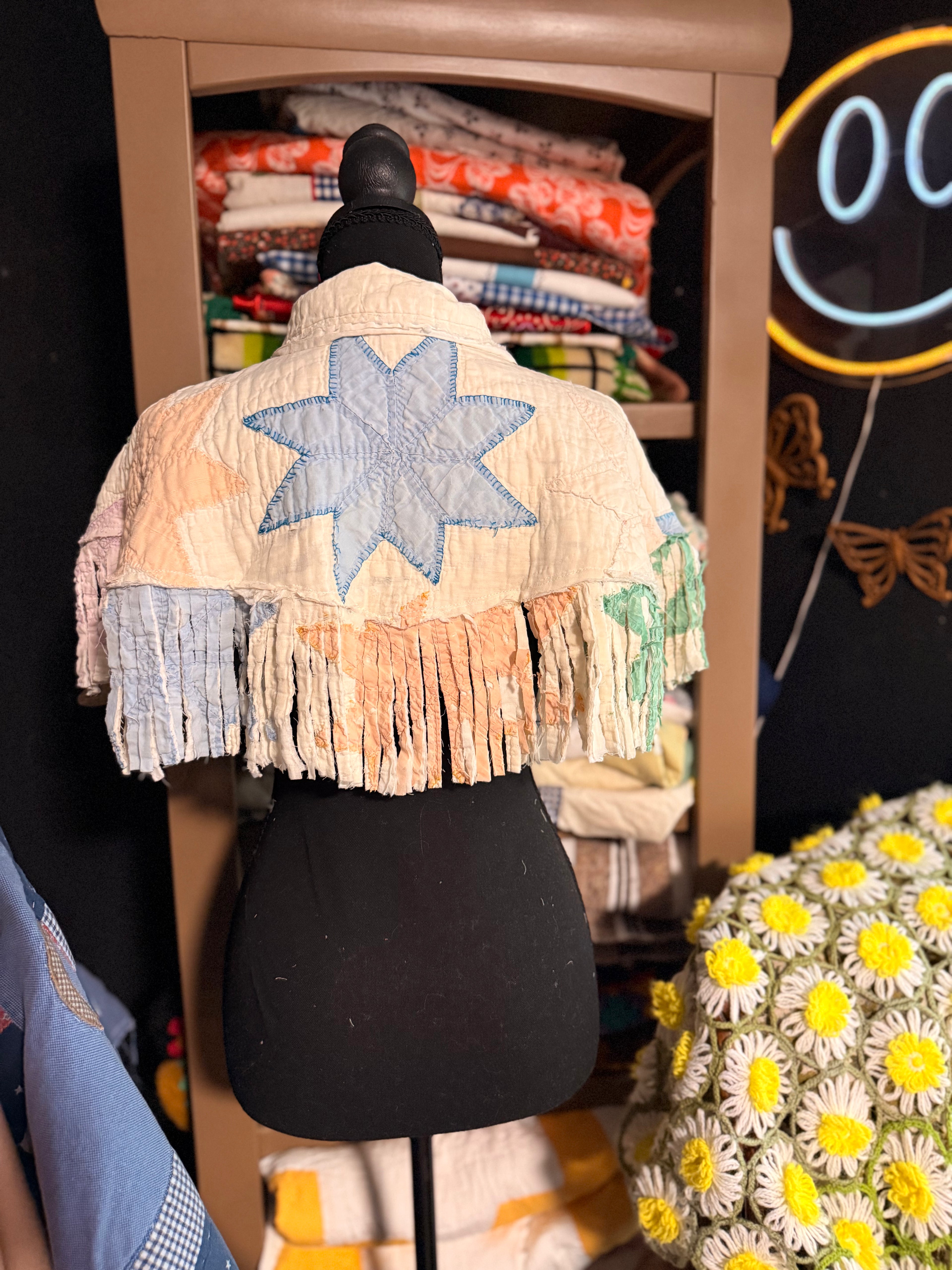 Vintage Quilt Capelet