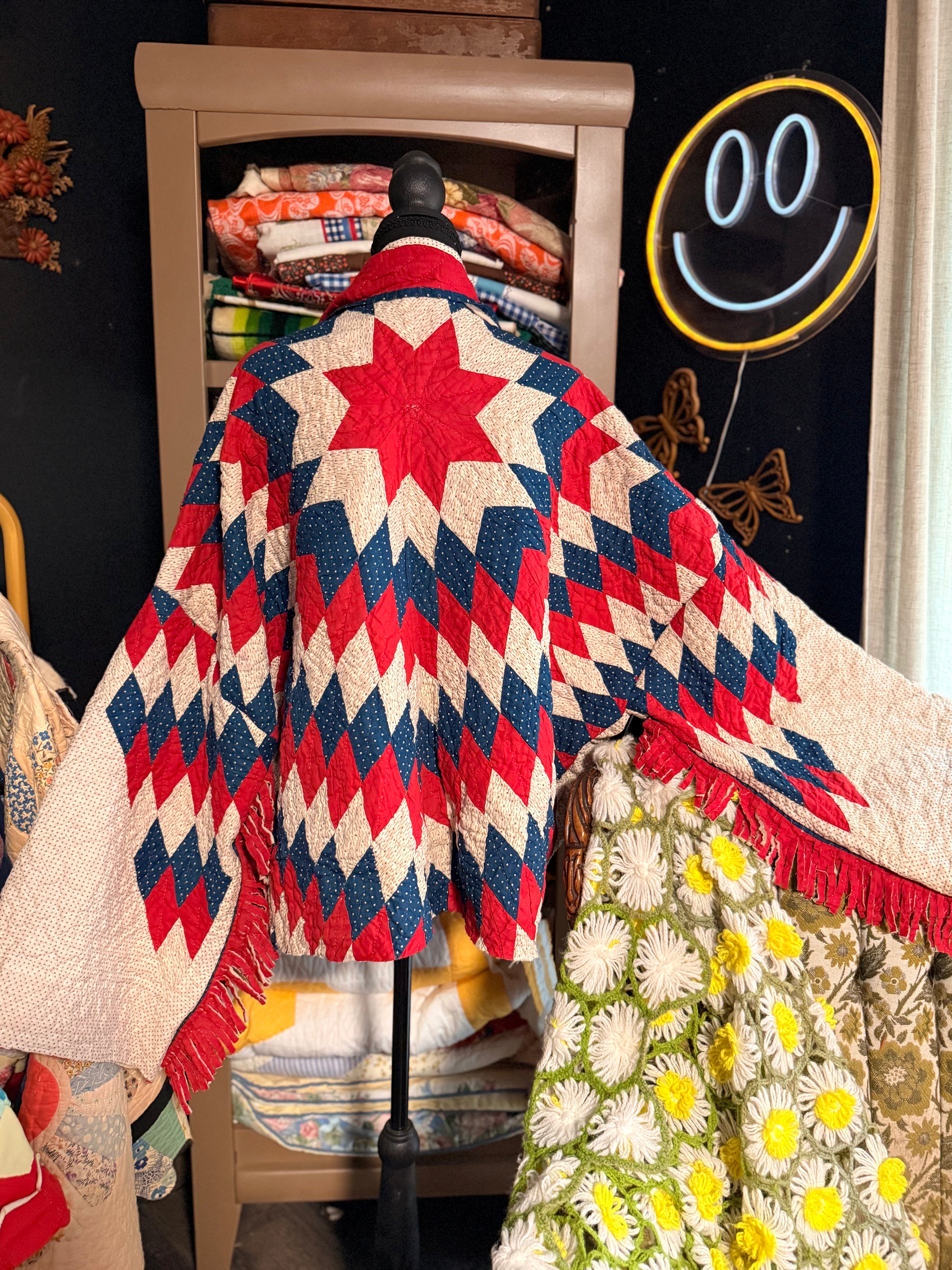 Merica Vintage Quilt Jacket