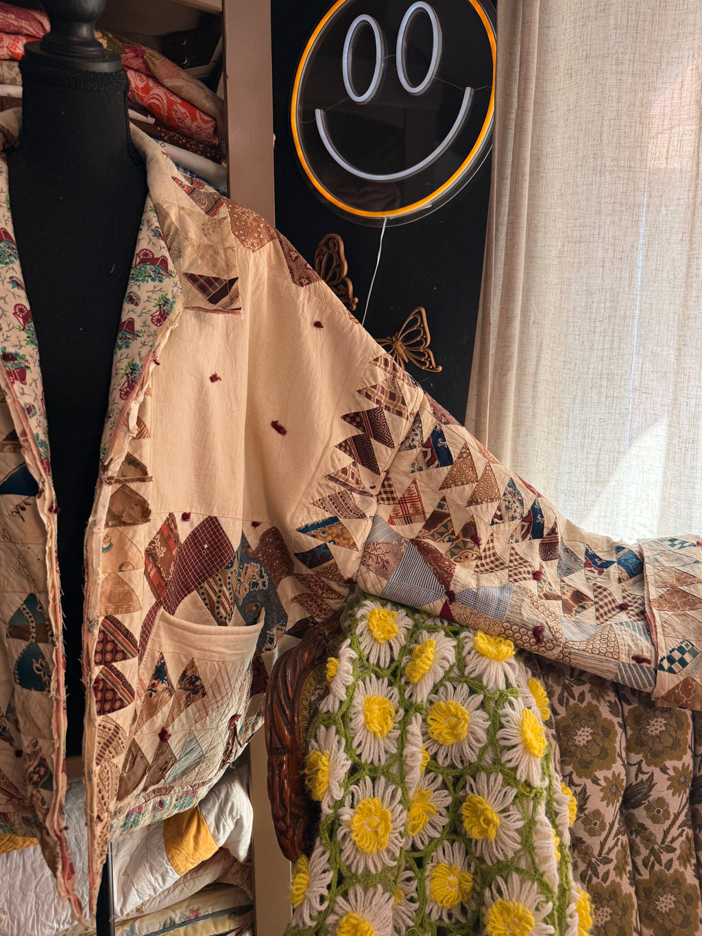 Mommas Vintage Quilt Jacket