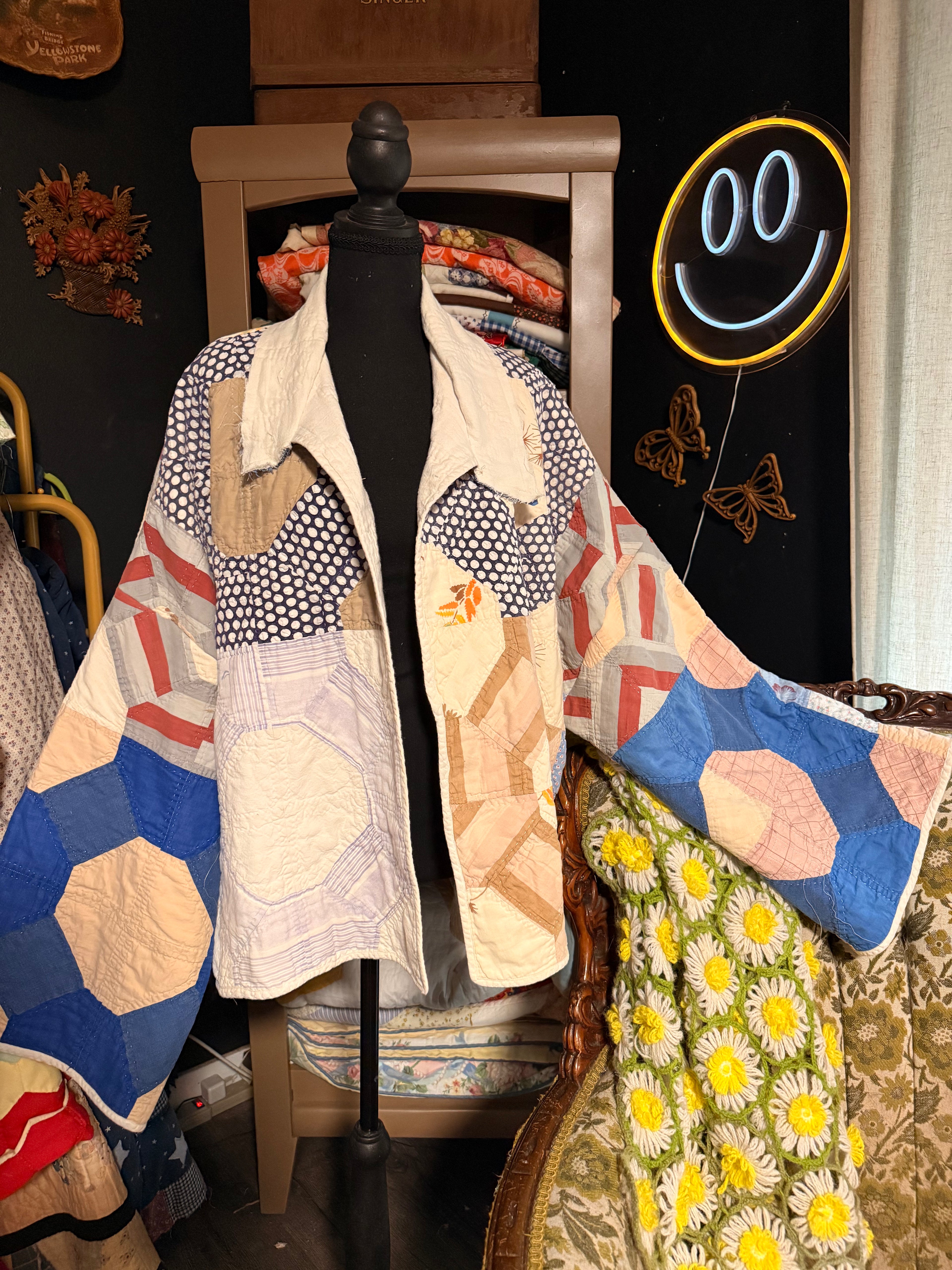 Its Giving Vintage Quilt Jacket